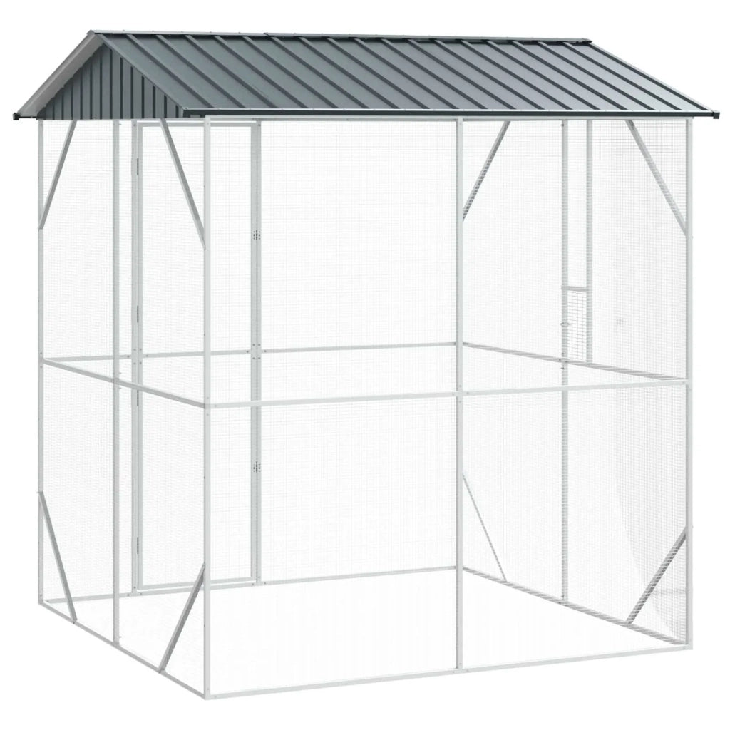 Gabbia per uccelli Antracite 215 x 208 x 247 cm Acciaio zincato 3325152