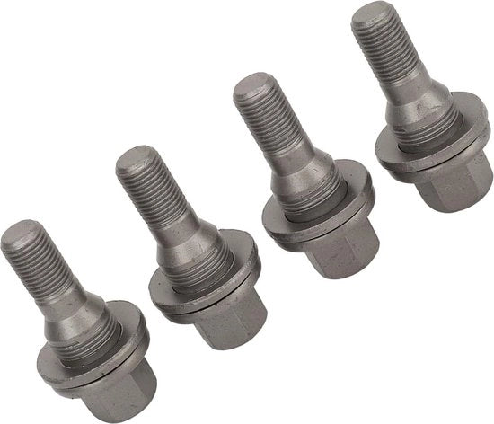 Bulloni a 17 mm in acciaio per 4 pezzi per veicoli 206 207 208 308 407 1007 - Ricambi sostitutivi.