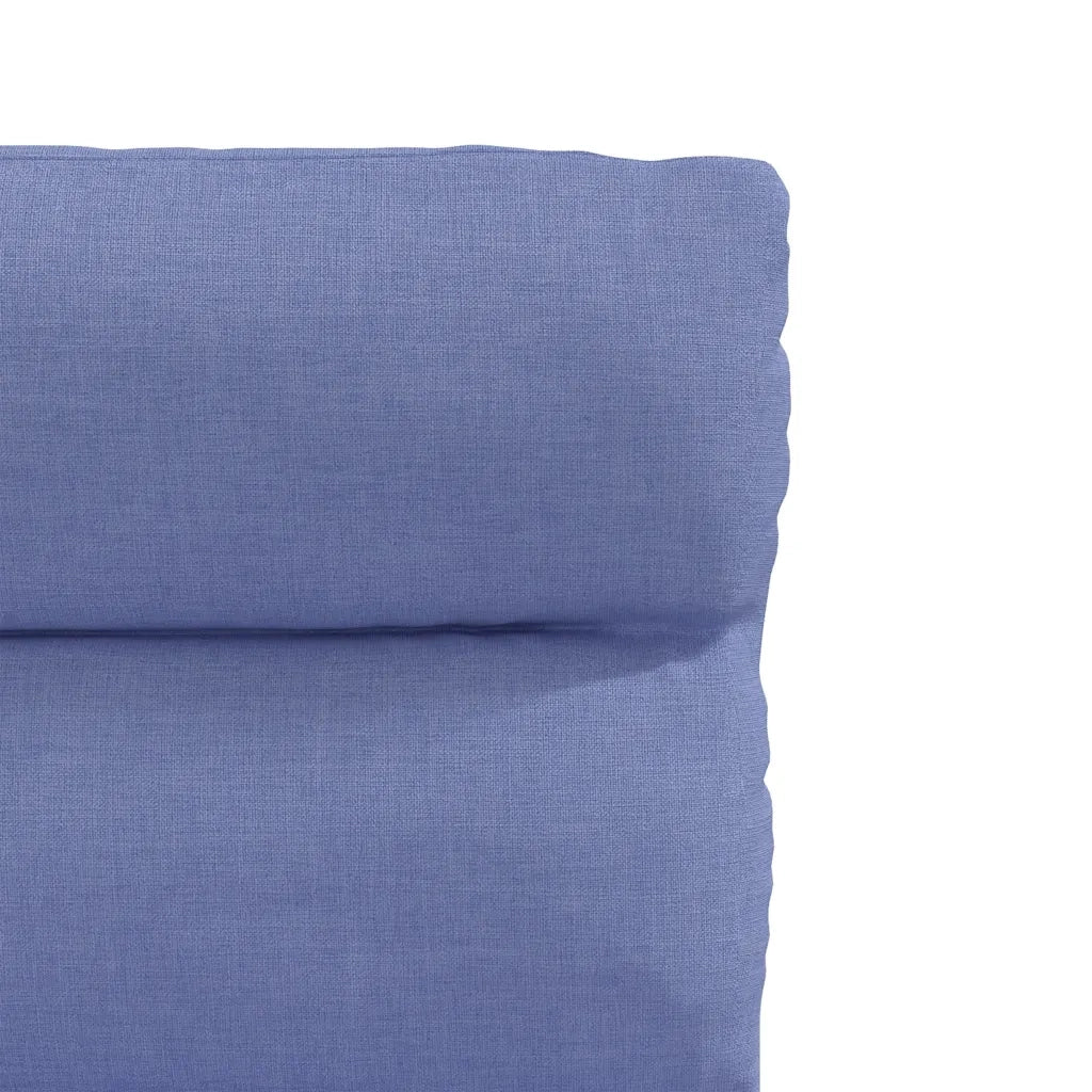 vidaXL Sedie da Pranzo 6 pz Blu Jeans in Tessuto