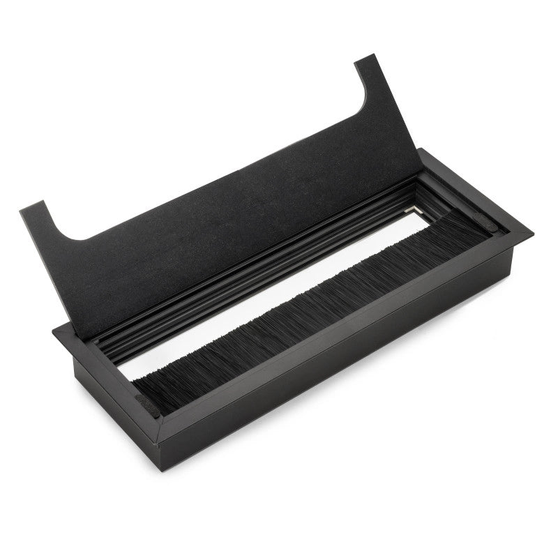 Multipresa estraibile Vertikal, 3 prese Schuko, 1 USB Tipo A, 1 USB Tipo C, Tecnoplastica e Alluminio, Grigio metalliz..