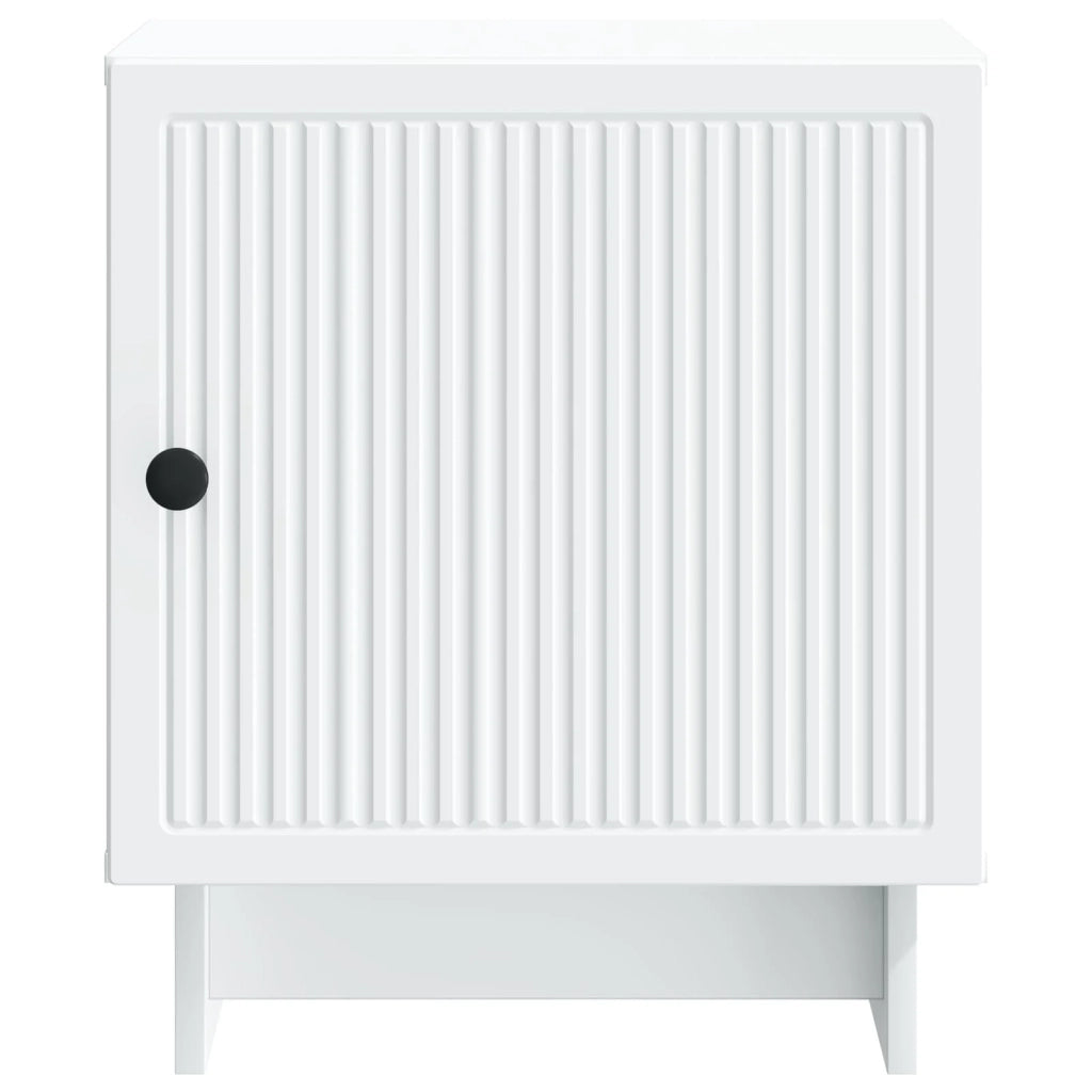 Set di 2 Comodini | Armadio da Notte | Mobiletto da notte Bianco 43 x 34,5 x 50 cm