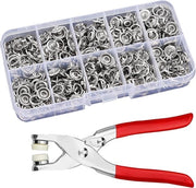 Set di Snaps per Abbigliamento, Set di Snaps Metalliche con Tanica, Snaps Senza Nodo, Snaps Jersey, Cappuccio per Borsa dei Bambini, Kit per Saldatura delle Snaps, Set di Avvio (9,5 MM)
