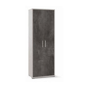 Mobile 2 Ante H199 L71 Kit Ossido Bianco cm 71x41x199h - Sarmog