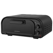 Trade Shop - Forno Per Pizza Con Pietra Refrattaria 1600w Cottura Rapida Doppio Elemento Riscaldante -