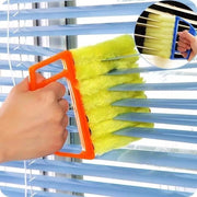Borsetto per tende a mano con manico - Dimensioni 13x16 Cm - Strumento per rimozione multistrato per tende a mano - Aperture di ventilazione per climatizzatore e aperture finestre - Oranje