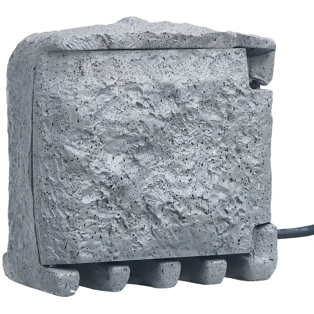 Presa da Esterno 4 Spine Resistente all'Acqua Poliresina Grigia CFW6307067