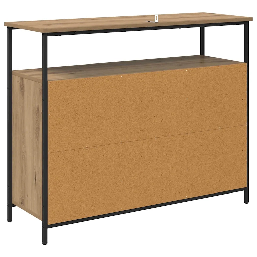 Credenza-Buffet-Armadio da cucina Rovere artigianale 100 x 35 x 80 cm Legno multistrato 822884