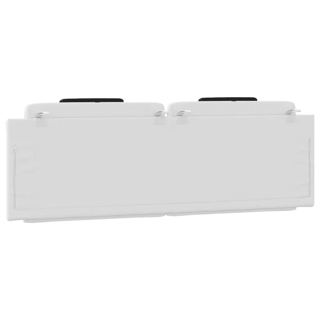 Cuscino Testiera Viana Bianco e Nero 160 cm in Similpelle CFW6928006