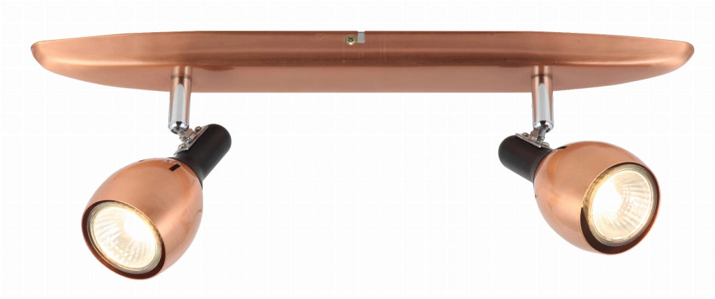Candellux Cross plafoniera a barra 2xGU10 rame 40cm