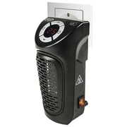 Argoclima MIO stufetta elettrica Interno Nero 350 W Riscaldatore ambiente elettrico a infrarossi