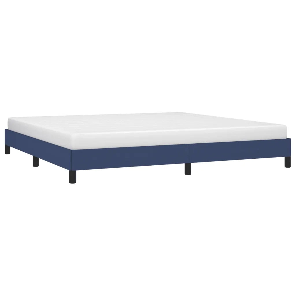 Giroletto senza Materasso Blu 200x200 cm in Tessuto 346750