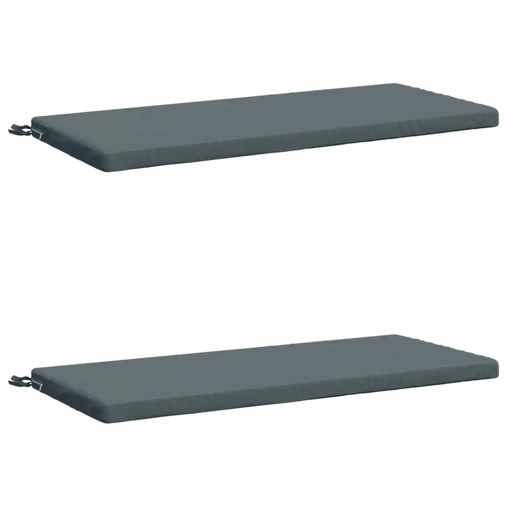 Cuscini per Panchina a 2 Pezzi SOEST 2 pz 100% Poliestere Blu 949323