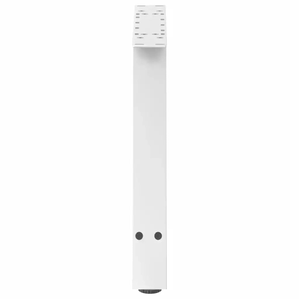 Gambe per Tavolino da Caff¨¨ a Forma di A 2 pz-Set di 2 Gamba per Tavolo Bianche 70x(42-43) cm Acciaio