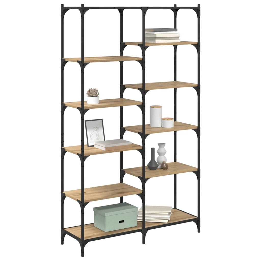Libreria rovere artigianale 100 x 32 x 170 cm Legno multistrato 881891