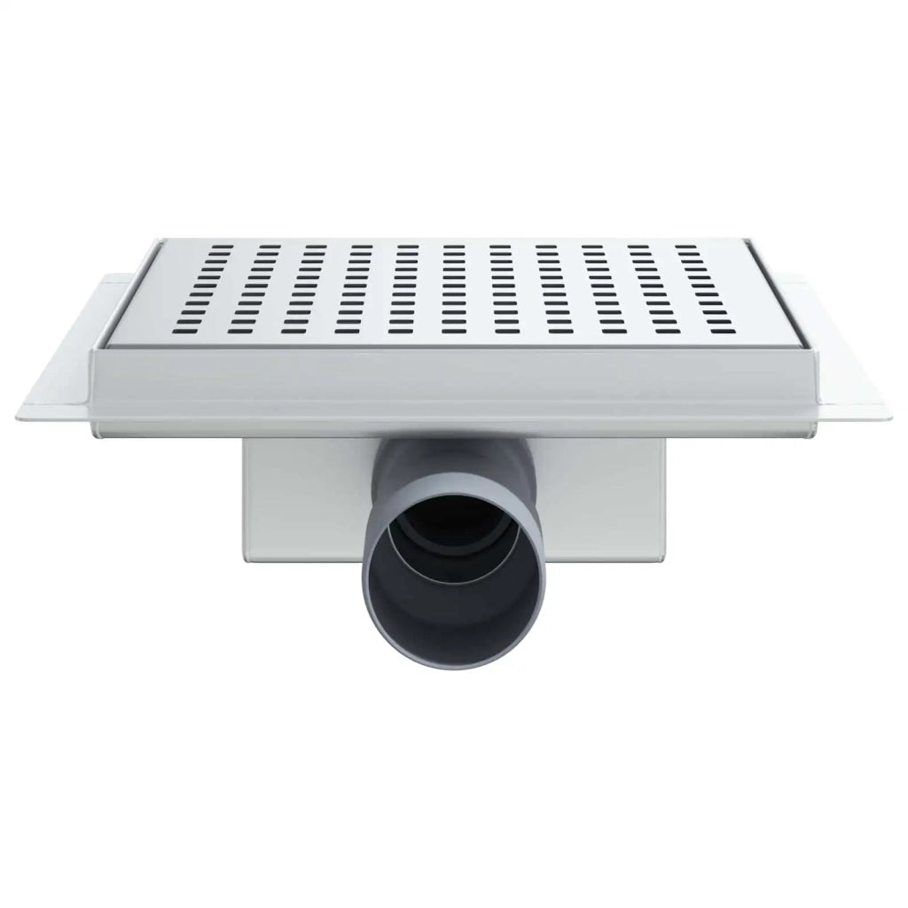 Scarico doccia a pois Argento 20 x 20 cm Acciaio Inox 304 42015935