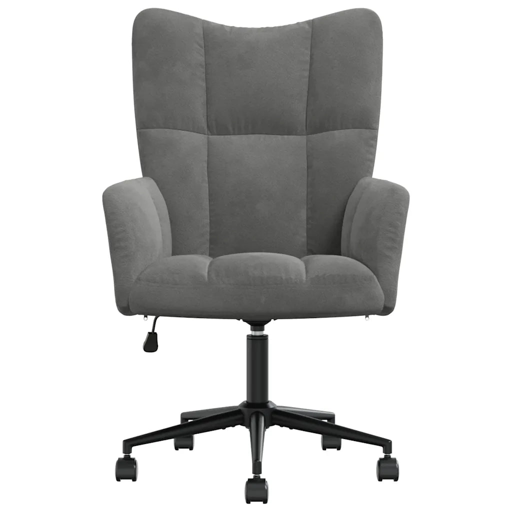 Poltrona Relax Grigio Scuro in Vellutocod mxl 118496