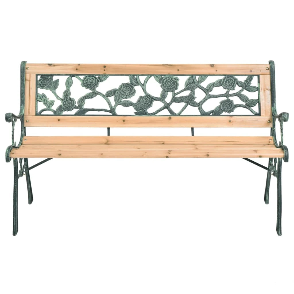 Panca da giardino mobili da esterno terrazza 122 cm legno 02_0011215