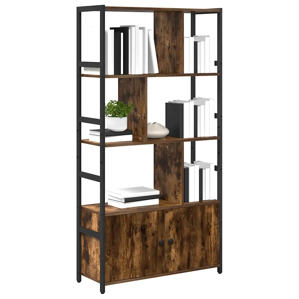 Libreria Rovere fumé 80 x 30 x 155,5 cm Legno multistrato 868439