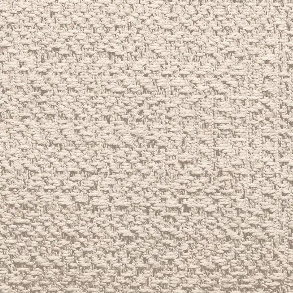 Tappeto ZIZUR Crema 200x200 cm Aspetto Iuta Interni ed Esterni