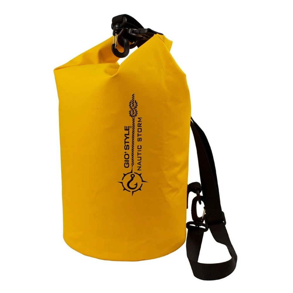 Trade Shop - Borsa Termica Impermeabile Dry Bag Nautic Storm Medium Capacita' Da 10 Lt ø20x45cm - Giallo