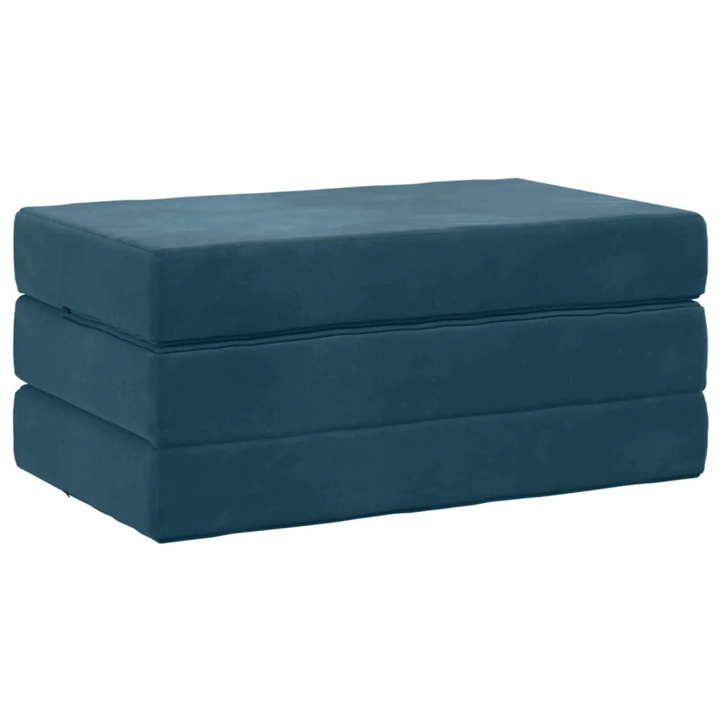 Divano Letto Pieghevole 80 x 67 x 45 cm Blu