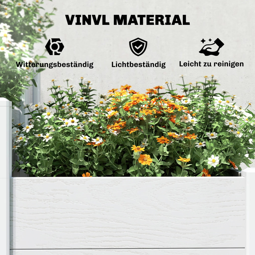 Letto rialzato 3 livelli impilabile ¨C Xylo ¨C giardino modulare plastica esterno