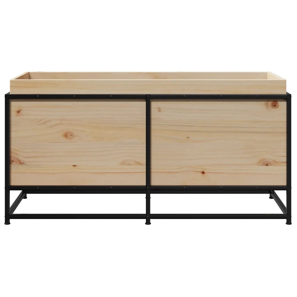 Fioriera da Giardino-Vaso da Esterno 100x40x50 cm in Legno Massello di Pino