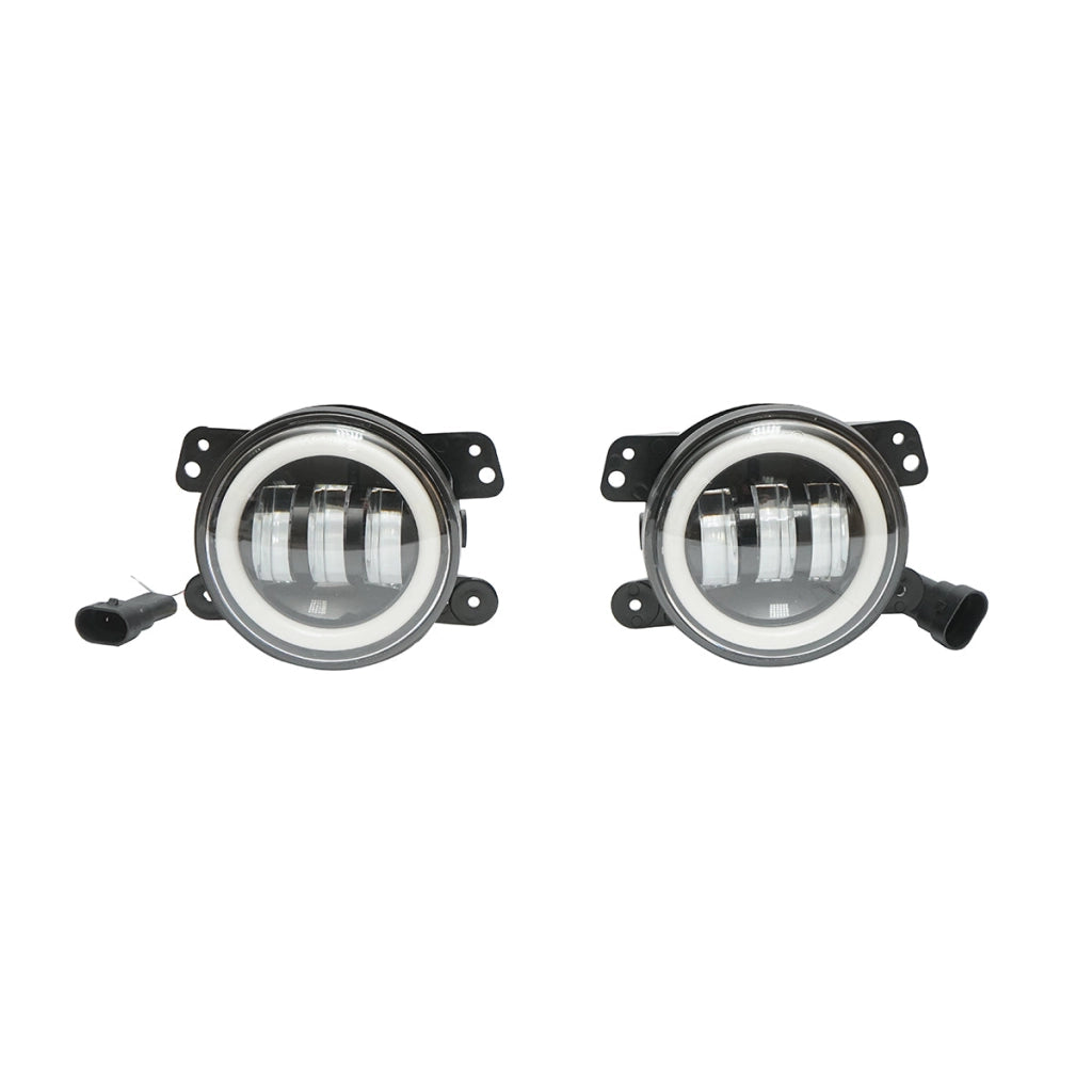 Set di 2 lampade con 6 LED, 10-60V, 30W, con luce diurna tipo Angel Eyes, Breckner Germany