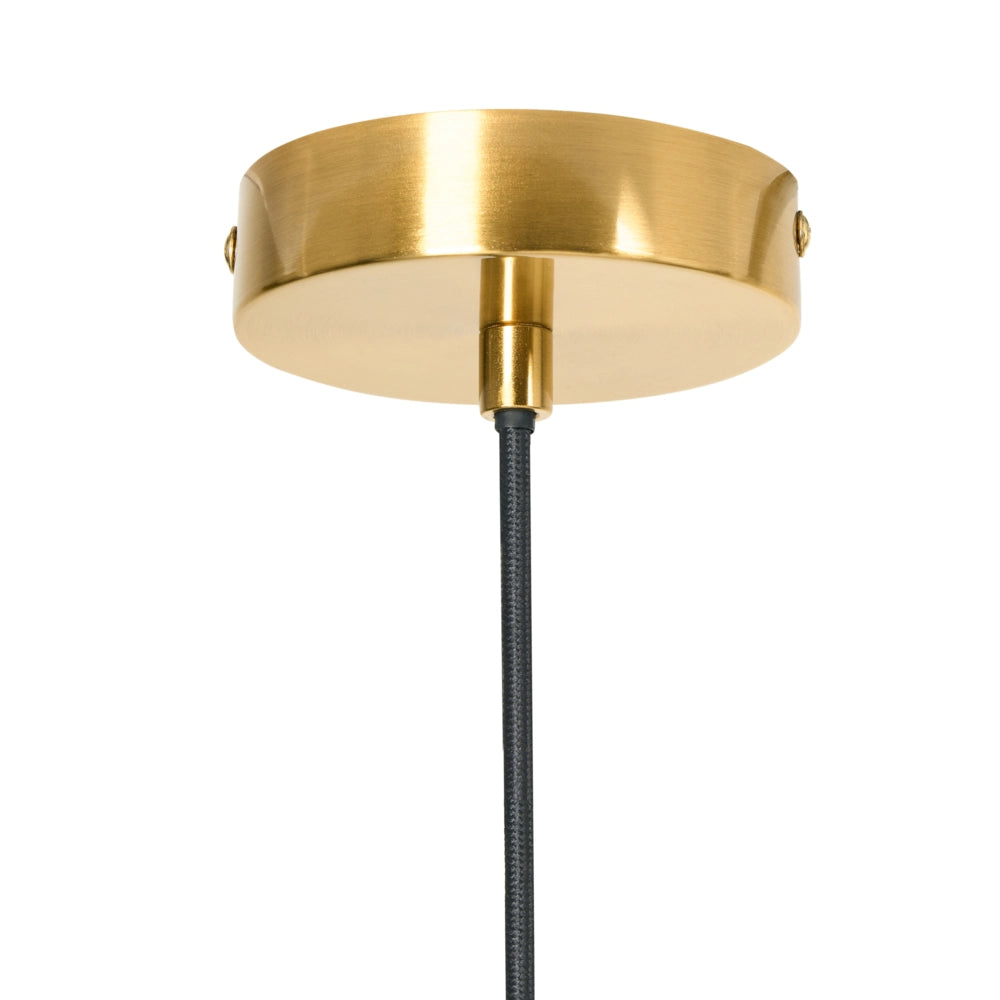 Lampada a sospensione in tessuto di lino marrone 105 cm illuminazione a sospensione design moderno lampadina a vista