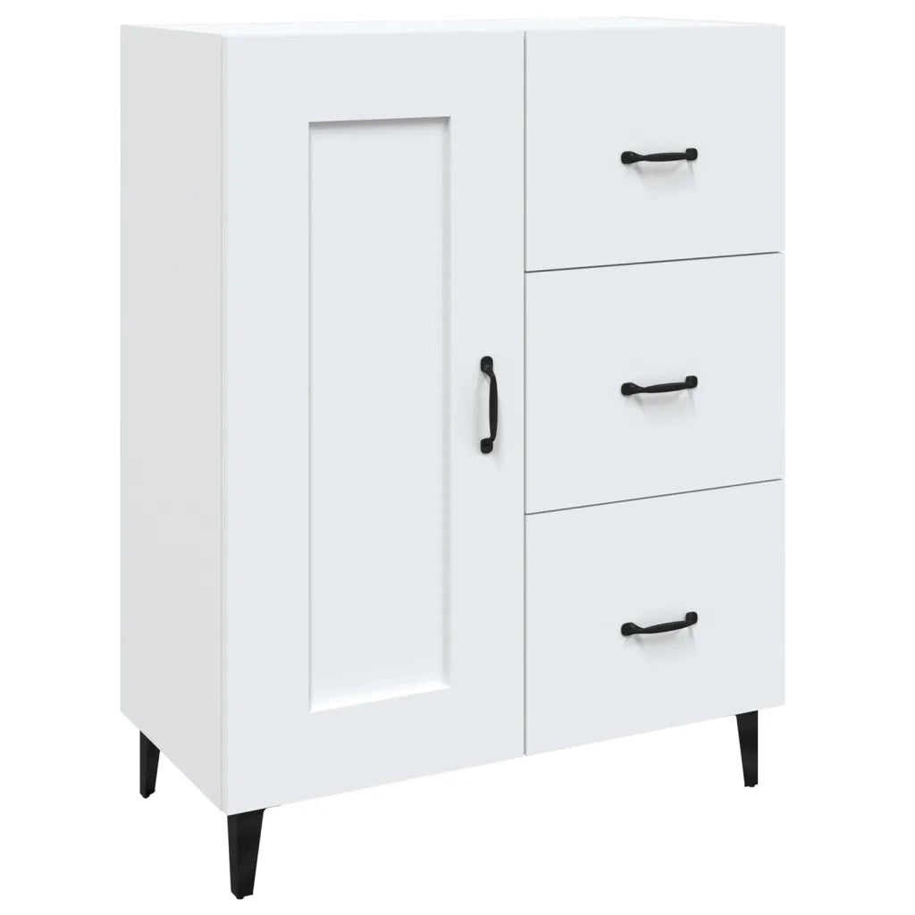 Credenza | Madia | Buffet da pranzo | Armadio da pranzo Bianca 69,5x34x90 cm in Legno Multistrato