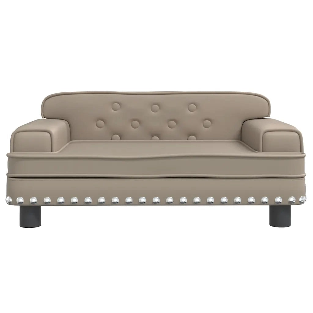 Divano per Bambini-Sofa-Divanetto Cappuccino 70x45x30 cm in Similpelle 324777