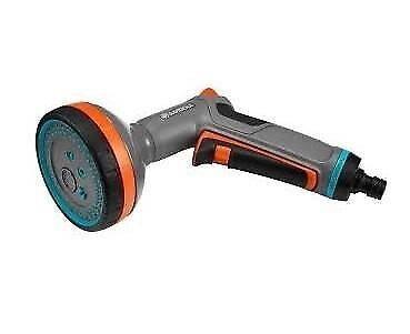 Gardena 18315-20 ugello atomizzatore per pistola ad acqua da giardino Lancia a spruzzo d'acqua da giardino Nero, Grigio, Arancione