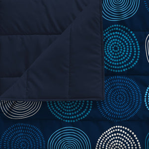 Trapuntino Estivo Matrimoniale in Microfibra 100 gr con Stampa Ipnotic Basic