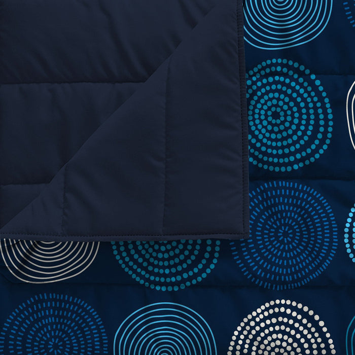 Trapuntino Estivo Matrimoniale in Microfibra 100 gr con Stampa Ipnotic Basic