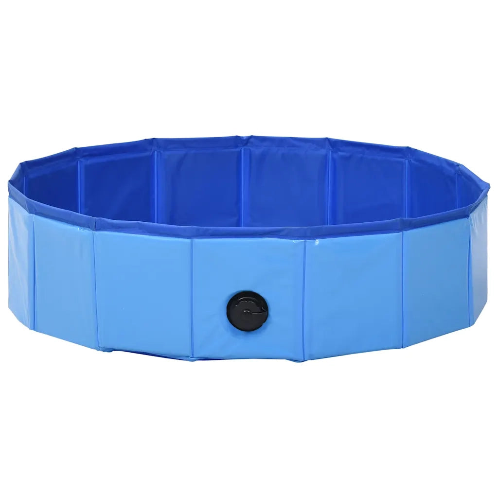 Piscina per Cani Pieghevole Blu 80x20 cm in PVC cod mxl 61180