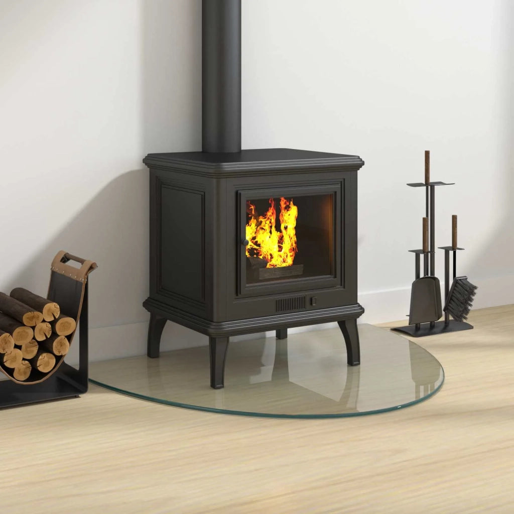 Piastra in vetro per camino Trasparente 800 x 600 mm Vetro CFW4648988