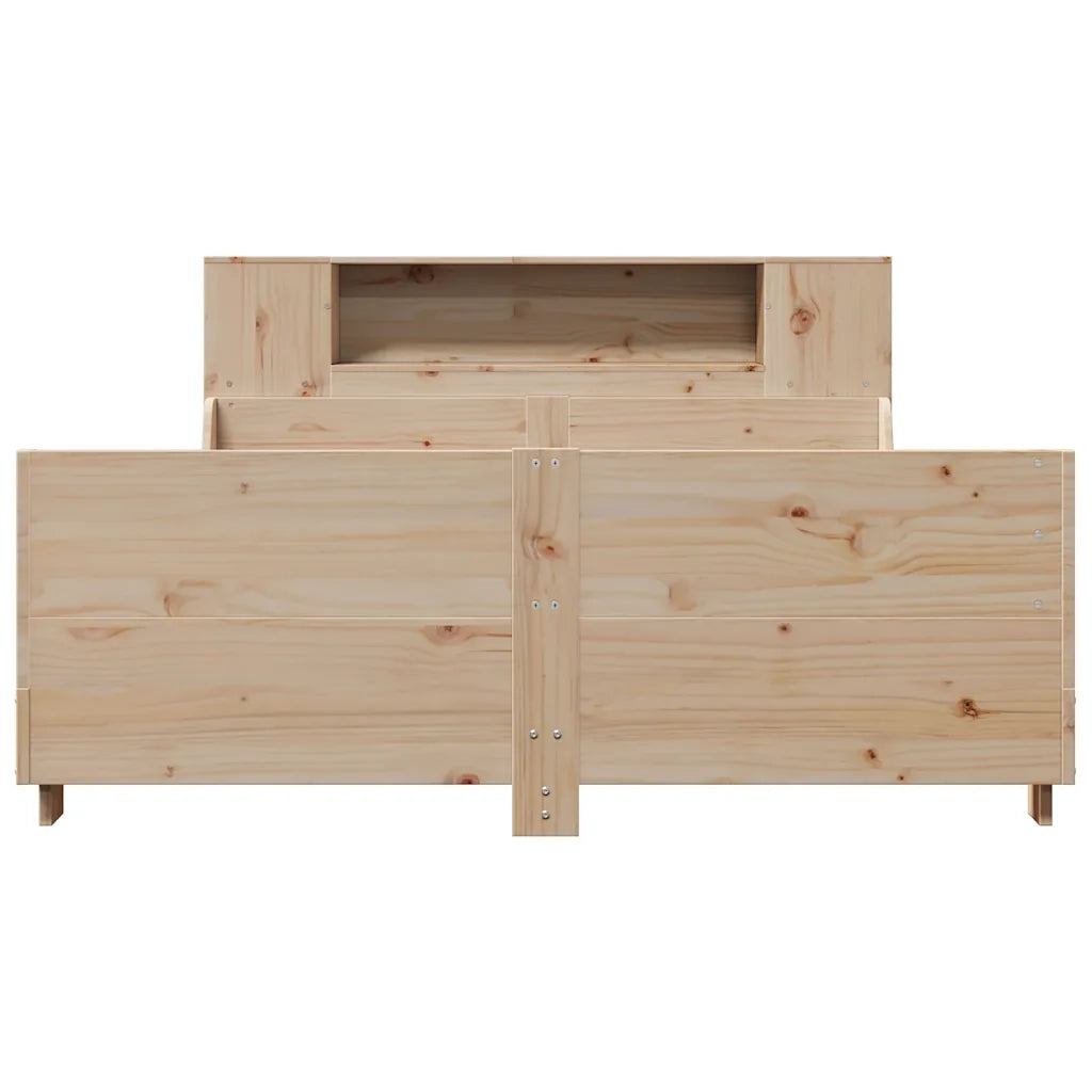 Letto senza Materasso 135x190 cm in Legno Massello di Pino 3323776