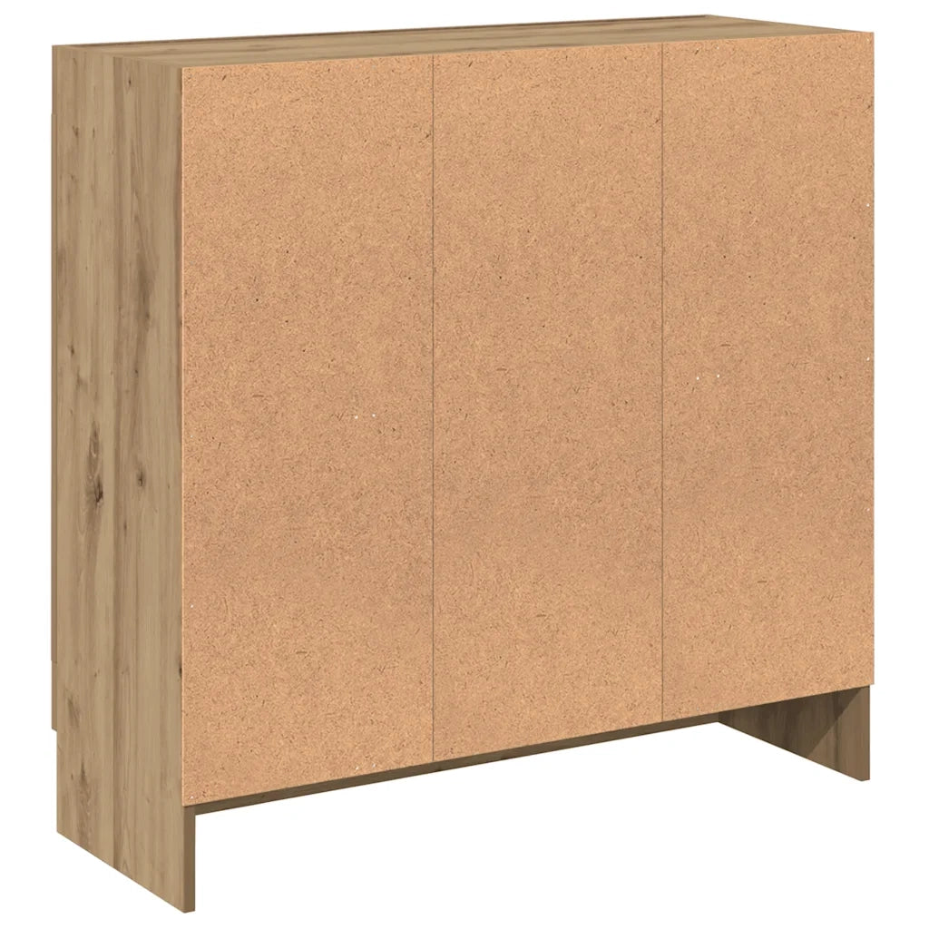 Libreria-Scaffale per Libri-Mobile di Stoccaggio Rovere Artigianale 82,5x30,5x80 cm Legno Multistrato 951219