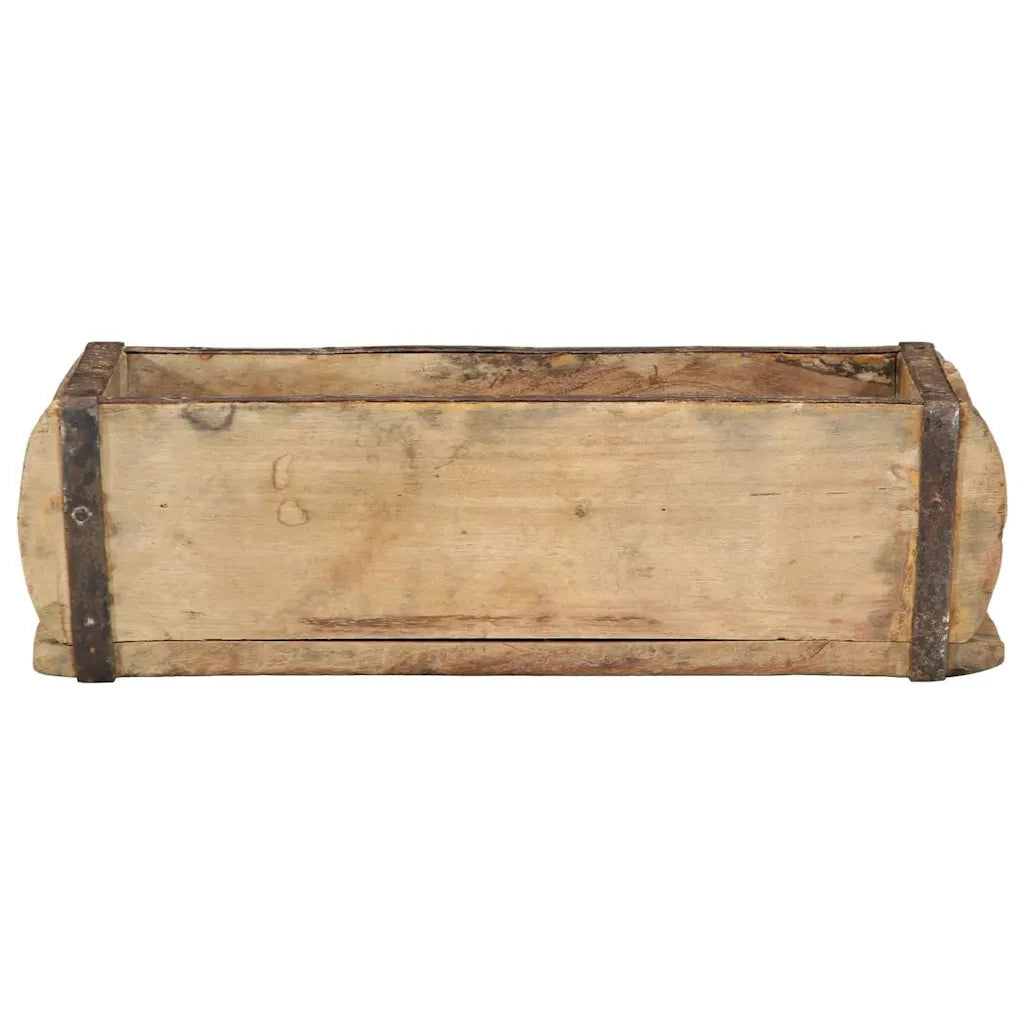 Vassoio Marrone 30 x 15 x 9 cm Legno Recuperato Massello 4019608