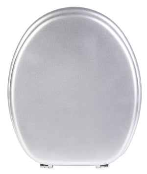 Copriwater Universale 5,5x45x38 cm in MDF Silver