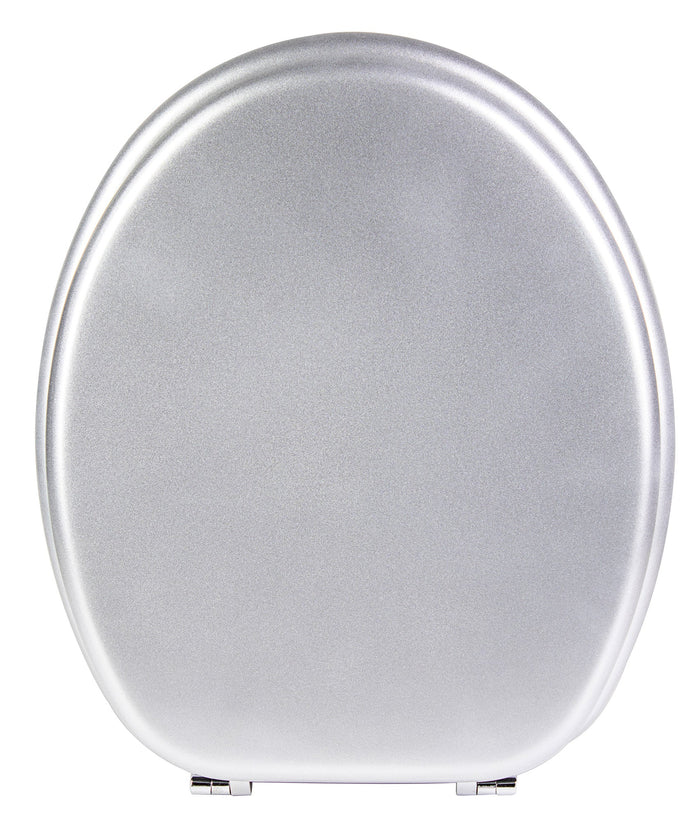 Copriwater Universale 5,5x45x38 cm in MDF Silver