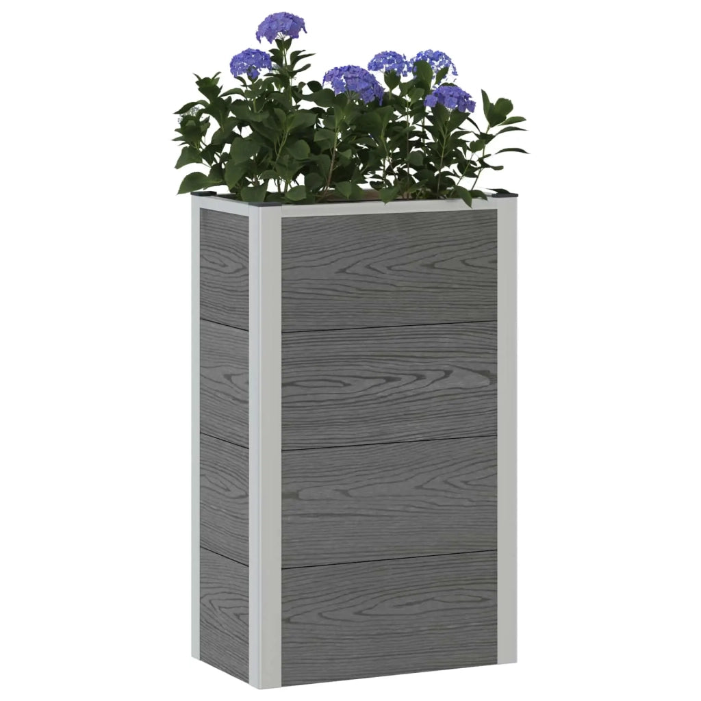 Letto rialzato da giardino Grigio 50 x 30 x 22 cm 42039085
