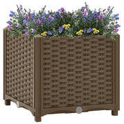 Fioriera Rialzata-Vaso da Esterno-Fioriera Elevata 40x40x38 cm in Polipropilene 331946