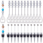 Set di Stoppers per Bottiglia 24 pezzi - Stoppers per Bottiglie / Flessenstop - Flessenstop Hermetico - Bocchini per Birra - Decorativi Stoppers per Bottiglie - Per Festeggiamenti/Bar - Stoppers per Bottiglie