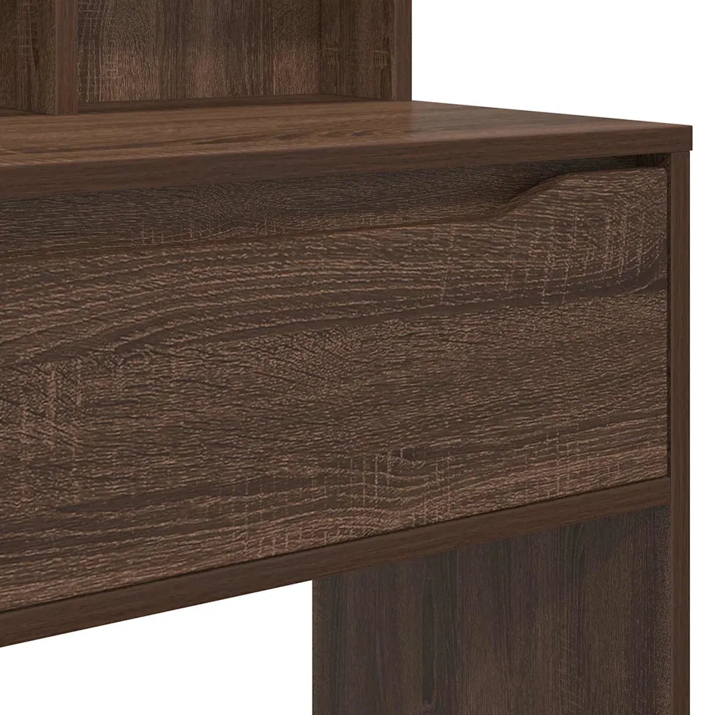Tavoli da Trucco per Camera da Letto Rovere Marrone 888974