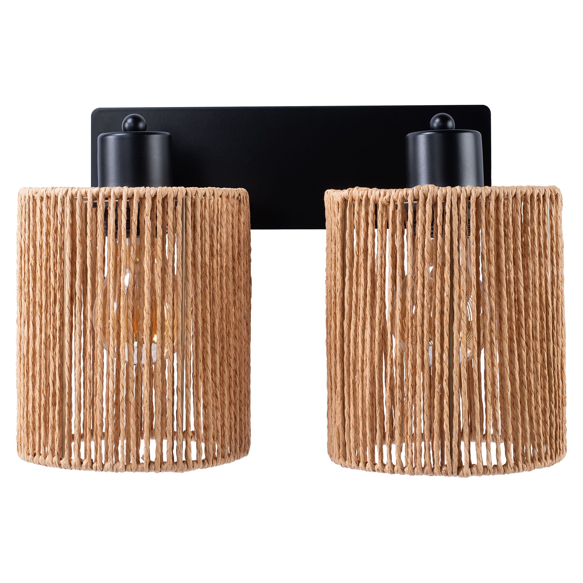 Lampada Da Parete APP1824-2W Nature Black