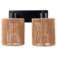 Lampada Da Parete APP1824-2W Nature Black