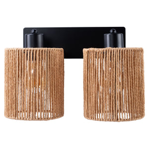 Lampada Da Parete APP1824-2W Nature Black