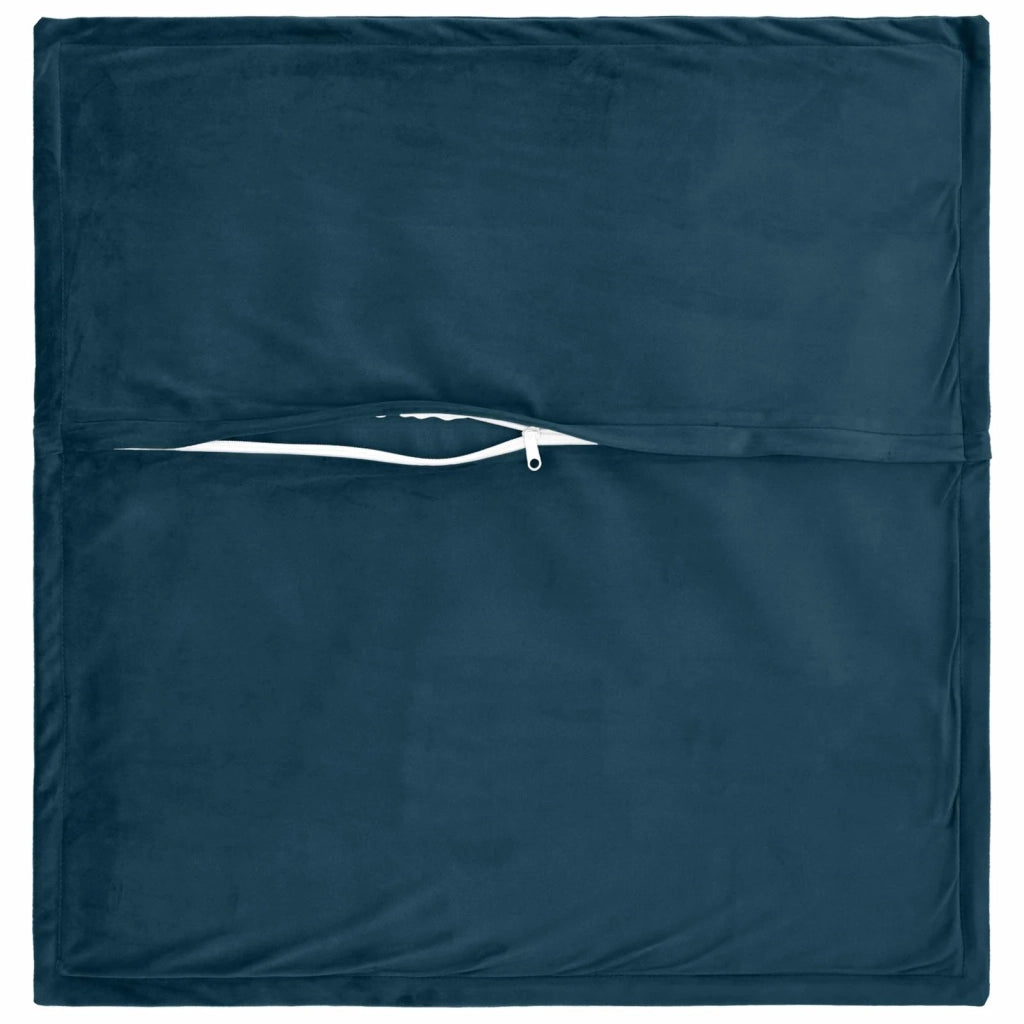 Cuscino con cuscino HOUTEN 2 pz Blu Velluto 936113