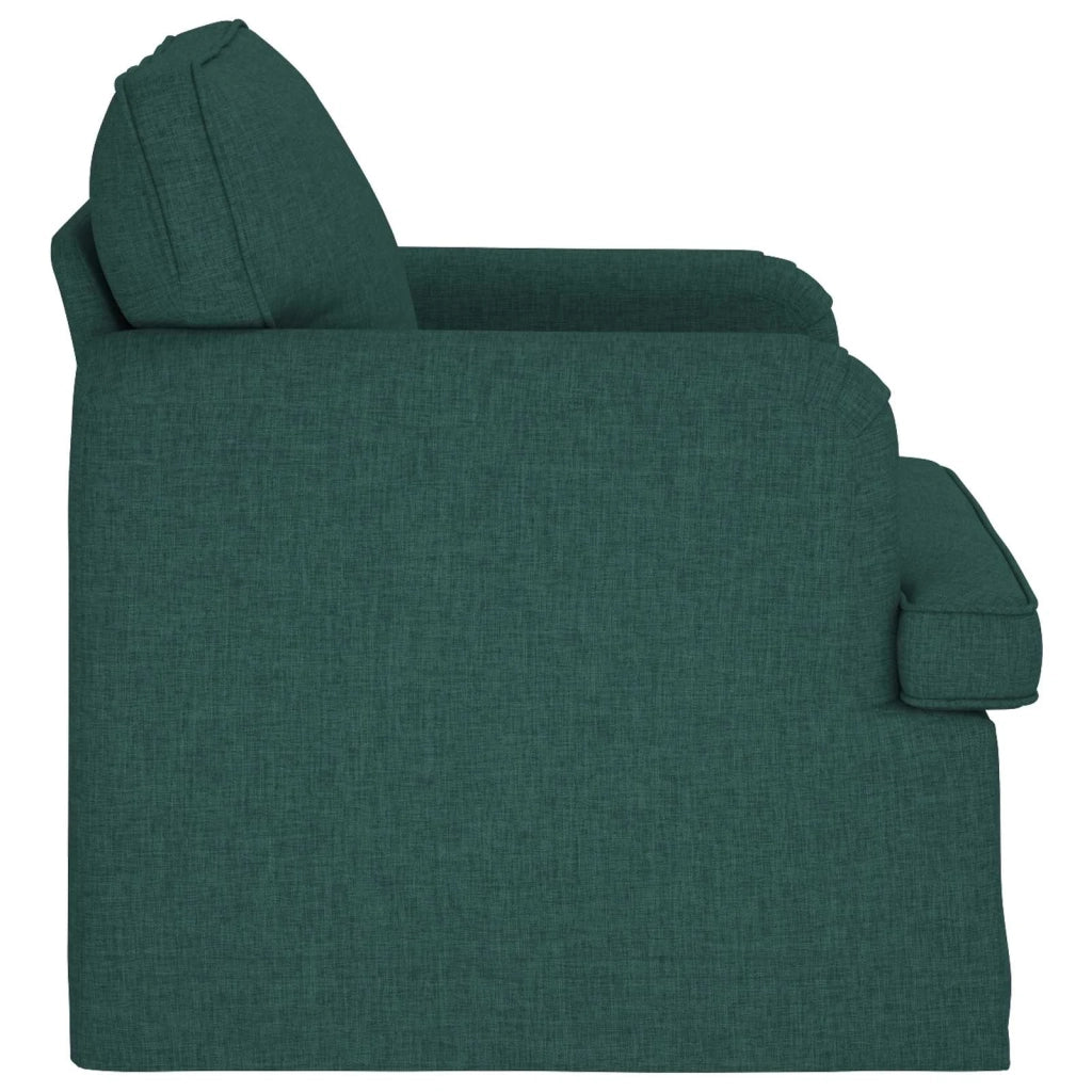 Divano | Divano da soggiorno | Sofa Verde Scuro 84 x 80 x 85 cm Tessuto